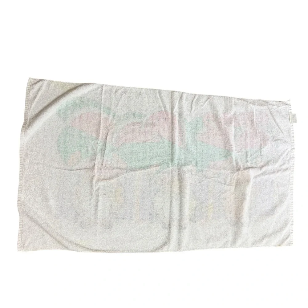 Vintage Garfield Watermelon Beach Towel White Cotton Retro 80s 90s Paws Inc